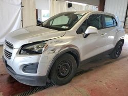 Salvage cars for sale from Copart Angola, NY: 2015 Chevrolet Trax LS
