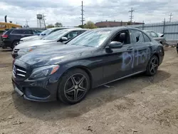 Salvage cars for sale at Chicago Heights, IL auction: 2017 Mercedes-Benz C 300 4matic