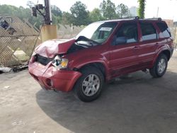 Ford Escape Limited salvage cars for sale: 2006 Ford Escape Limited