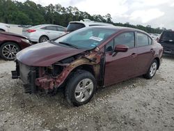 Salvage cars for sale at auction: 2015 Honda Civic LX
