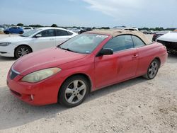 Salvage cars for sale from Copart San Antonio, TX: 2006 Toyota Camry Solara SE