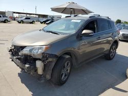 Salvage cars for sale at Grand Prairie, TX auction: 2015 Toyota Rav4 XLE