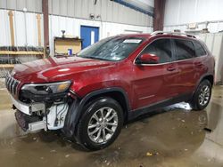 Salvage cars for sale at West Mifflin, PA auction: 2019 Jeep Cherokee Latitude Plus