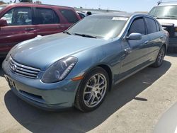 Salvage cars for sale from Copart Martinez, CA: 2005 Infiniti G35