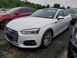 Salvage cars for sale at Waldorf, MD auction: 2018 Audi A5 Premium