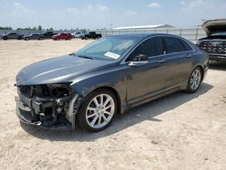 Salvage cars for sale at Houston, TX auction: 2015 Lincoln MKZ Hybrid