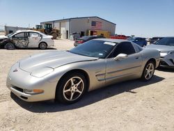 Salvage cars for sale at Amarillo, TX auction: 2001 Chevrolet Corvette