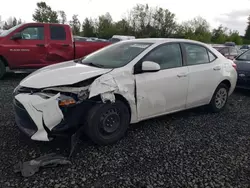 Salvage cars for sale at Portland, OR auction: 2018 Toyota Corolla L