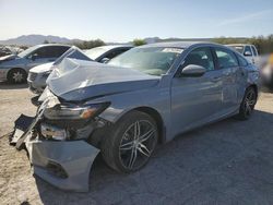 Salvage cars for sale at Las Vegas, NV auction: 2022 Honda Accord Touring Hybrid