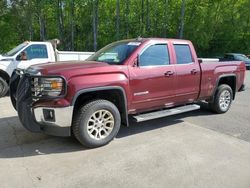 Salvage trucks for sale at East Granby, CT auction: 2014 GMC Sierra K1500 SLE