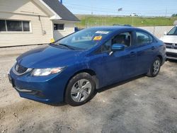 Salvage cars for sale from Copart Northfield, OH: 2014 Honda Civic LX