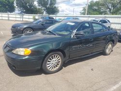 Salvage cars for sale at Moraine, OH auction: 2001 Pontiac Grand AM SE1