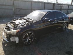 Salvage cars for sale at Los Angeles, CA auction: 2015 Infiniti Q50 Base