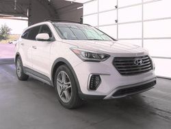 Salvage cars for sale from Copart Fairburn, GA: 2018 Hyundai Santa FE SE Ultimate