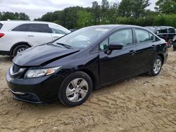 Salvage cars for sale at Seaford, DE auction: 2014 Honda Civic LX