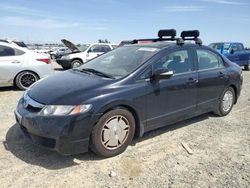 Honda Civic Hybrid salvage cars for sale: 2009 Honda Civic Hybrid