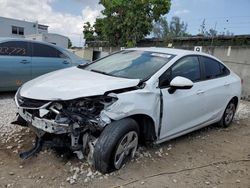 Salvage cars for sale from Copart Opa Locka, FL: 2018 Chevrolet Cruze LS