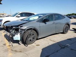 Salvage cars for sale at Grand Prairie, TX auction: 2023 Toyota Prius LE