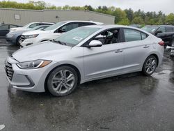 Salvage cars for sale from Copart Exeter, RI: 2017 Hyundai Elantra SE