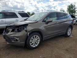 Salvage cars for sale at Elgin, IL auction: 2017 Buick Envision Essence
