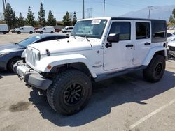 Salvage cars for sale from Copart Rancho Cucamonga, CA: 2013 Jeep Wrangler Unlimited Sahara