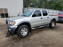 Salvage cars for sale from Copart Austell, GA: 2002 Toyota Tacoma Double Cab Prerunner