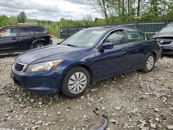 Salvage cars for sale at Candia, NH auction: 2010 Honda Accord LX