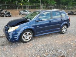 Pontiac salvage cars for sale: 2007 Pontiac Vibe