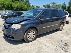 Salvage cars for sale at Hampton, VA auction: 2013 Chrysler Town & Country Touring