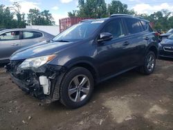 Salvage cars for sale from Copart Baltimore, MD: 2015 Toyota Rav4 XLE