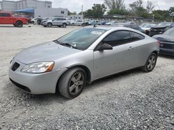 Salvage cars for sale from Copart Opa Locka, FL: 2009 Pontiac G6 GT