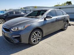 Salvage cars for sale from Copart Bakersfield, CA: 2019 KIA Forte EX