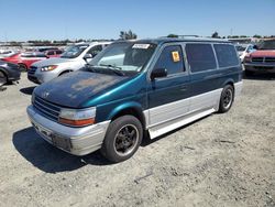 Salvage cars for sale at Antelope, CA auction: 1995 Plymouth Grand Voyager LE