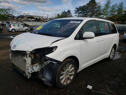 Salvage cars for sale from Copart New Britain, CT: 2015 Toyota Sienna LE