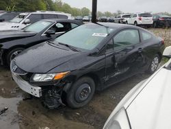 Salvage cars for sale at Exeter, RI auction: 2012 Honda Civic LX