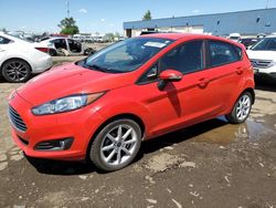 Vehiculos salvage en venta de Copart Woodhaven, MI: 2015 Ford Fiesta SE