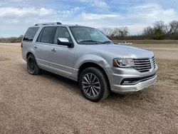 Salvage cars for sale at Grand Prairie, TX auction: 2015 Lincoln Navigator