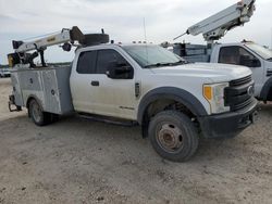 Salvage trucks for sale at San Antonio, TX auction: 2017 Ford F550 Super Duty