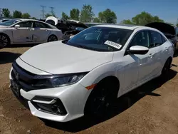 Salvage cars for sale from Copart Elgin, IL: 2021 Honda Civic EX