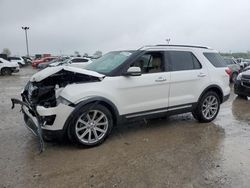 Salvage cars for sale at Indianapolis, IN auction: 2016 Ford Explorer Limited
