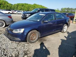 Salvage cars for sale from Copart Windsor, NJ: 2012 Volkswagen Jetta SE