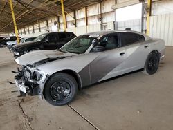 Salvage cars for sale at auction: 2021 Dodge Charger Police