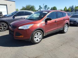 Salvage cars for sale from Copart Woodburn, OR: 2014 Ford Escape S