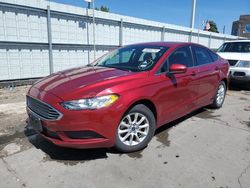 Salvage cars for sale at Littleton, CO auction: 2018 Ford Fusion S