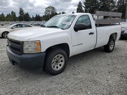 Salvage cars for sale from Copart Graham, WA: 2008 Chevrolet Silverado C1500