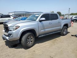 Salvage cars for sale from Copart San Diego, CA: 2018 Toyota Tacoma Double Cab