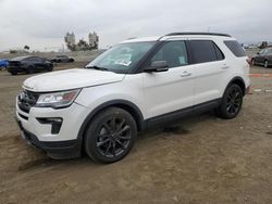 Salvage cars for sale from Copart San Diego, CA: 2019 Ford Explorer XLT