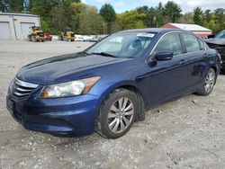 Salvage cars for sale at Mendon, MA auction: 2011 Honda Accord EXL