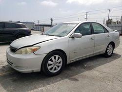 Salvage cars for sale at Sun Valley, CA auction: 2002 Toyota Camry LE