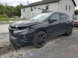 Salvage cars for sale at York Haven, PA auction: 2019 Chevrolet Blazer RS